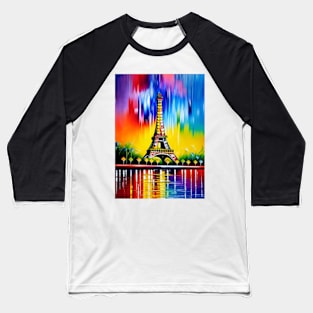 Eiffel Tower Baseball T-Shirt